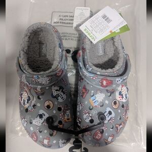 Disney Parks Rare Holiday Christmas Crocs Shoes Mickey Friends Gift Cozy Winter